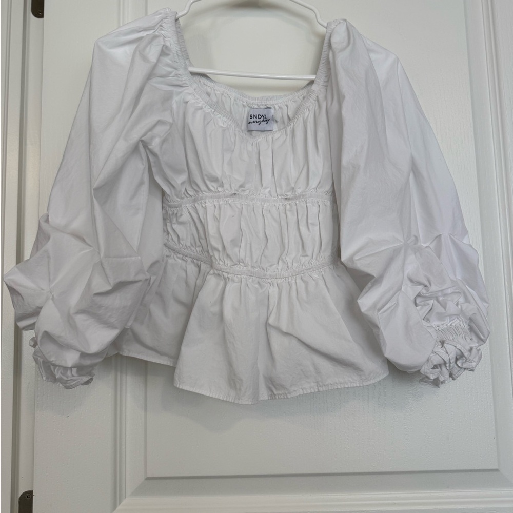 Indya White Women's Top